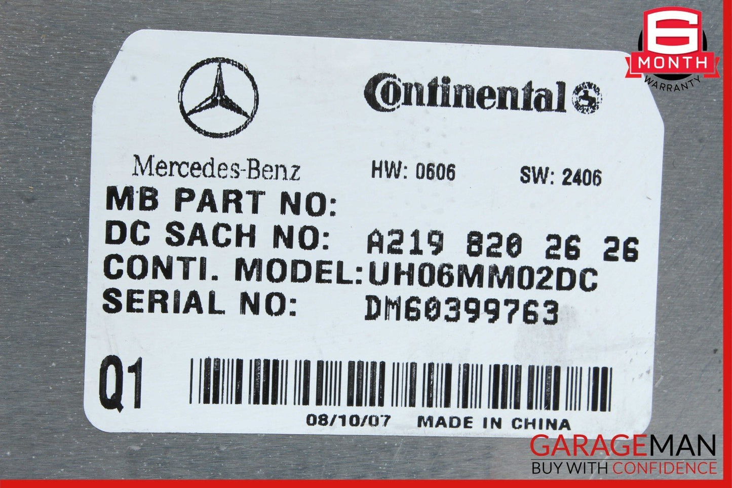 06-12 Mercedes SL550 CLS550 E350 GL450 Communication Control Module Unit