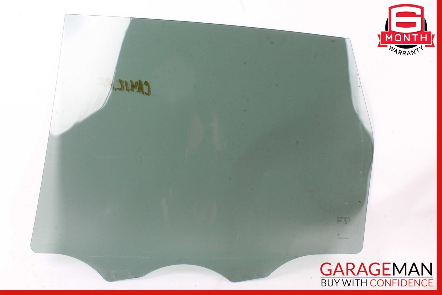 11-18 Porsche Cayenne 958 Rear Right Passenger Side Door Window Glass OEM