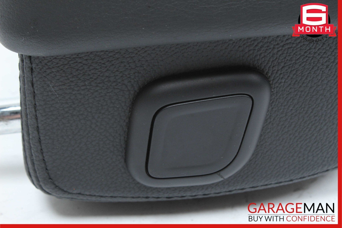 14-17 Maserati Ghibli Front Left / Right Side Seat Headrest Head Rest Black