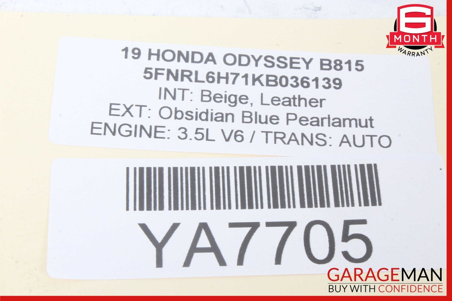18-20 Honda Odyssey AC Air Conditioning Temperature Control OEM
