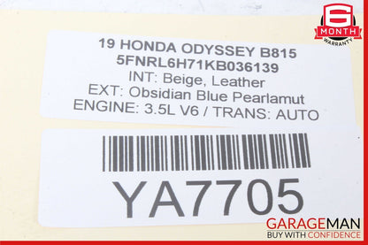 18-20 Honda Odyssey AC Air Conditioning Temperature Control OEM