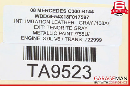 Mercedes C300 GLK350 CLK350 C350 E350 Engine Cylinder Head Cover Left Side