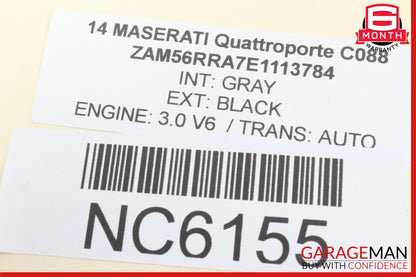 14-17 Maserati Quattroporte Rear Console Seat Heater Sun Shade Control Switch