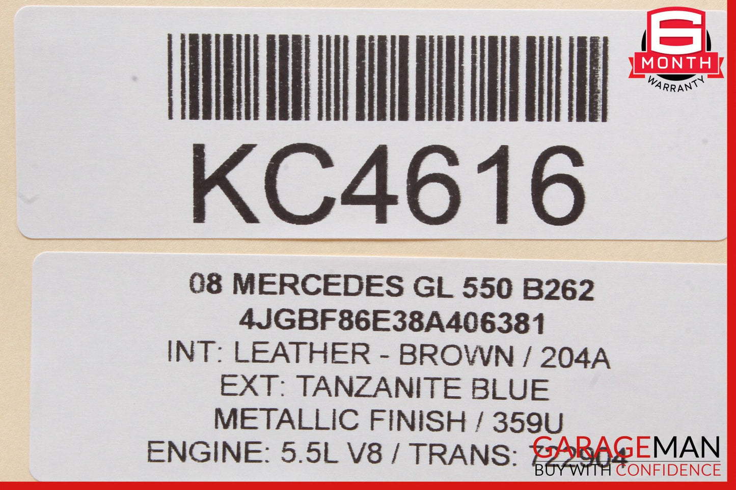 06-13 Mercedes X164 GL550 ML550 Headlight Control Switch Module 1645453004 OEM
