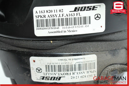 02-05 Mercedes W163 ML320 ML500 Front Right & Left Bose Sound Speaker OEM