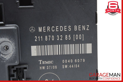03-09 Mercedes W211 E63 Rear Right Door Control Module 2118704126 OEM