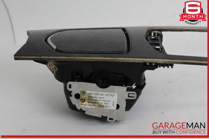 10-16 Porsche Panamera 970 Front Center Console Shifter Bezel Ash Tray Wood OEM