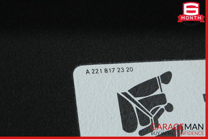 08-14 Mercedes W204 C300 Front Right Side Sun Visor Sunvisor Shade Black OEM