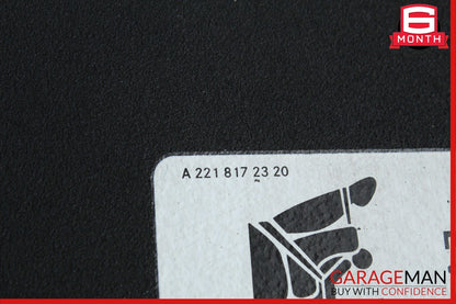 08-14 Mercedes W204 C300 Front Right Side Sun Visor Sunvisor Shade Black OEM