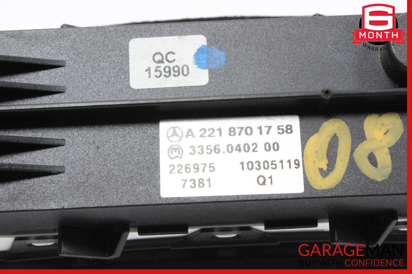 07-14 Mercedes W221 S550 CL600 Suspension ESP Instrument Cluster Control Switch
