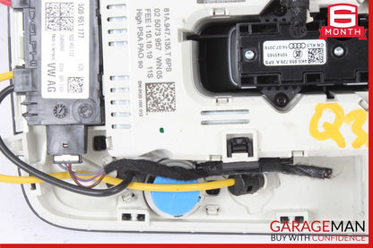 2018-2025 Audi Q3 Front Overhead Roof Console Dome Light 5Q0951177 Genuine