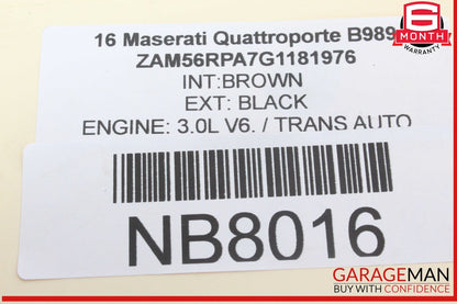 14-17 Maserati Quattroporte ABS Anti Lock Brake Hydraulic Pump Module 2265106516