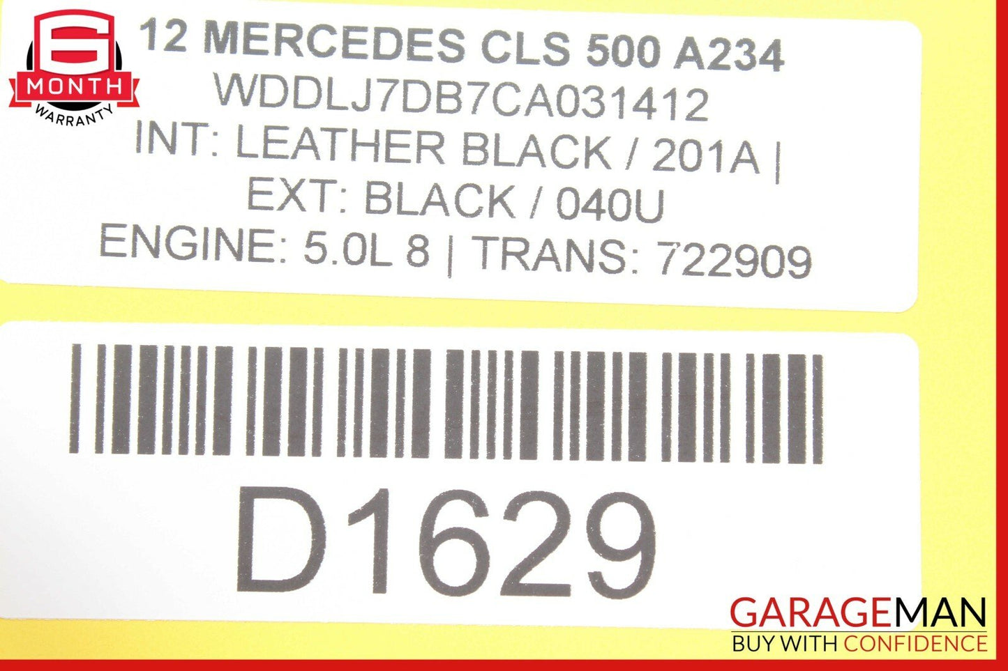 12-16 Mercedes W218 CLS500 Rear Left Side Suspension Upper Control Arm OEM