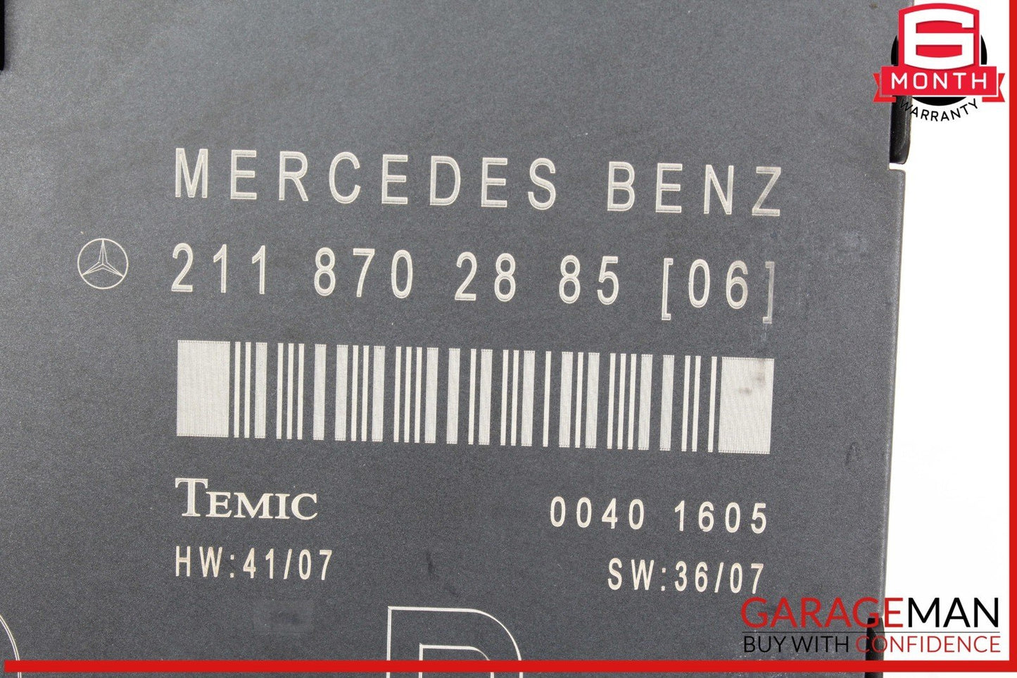 03-09 Mercedes W211 E550 E500 Front Right Passenger Door Control Module OEM