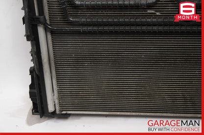 08-15 Mercedes SLK250 C250 Engine Radiator AC A/C Air Condenser Oil Cooler Assy