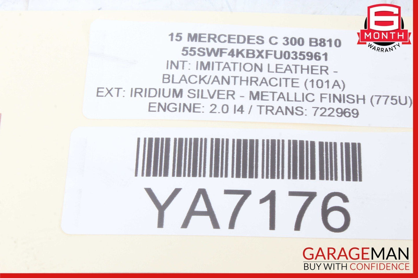 15-20 Mercedes W205 C300 C400 Front Right Door Lock Latch Actuator OEM