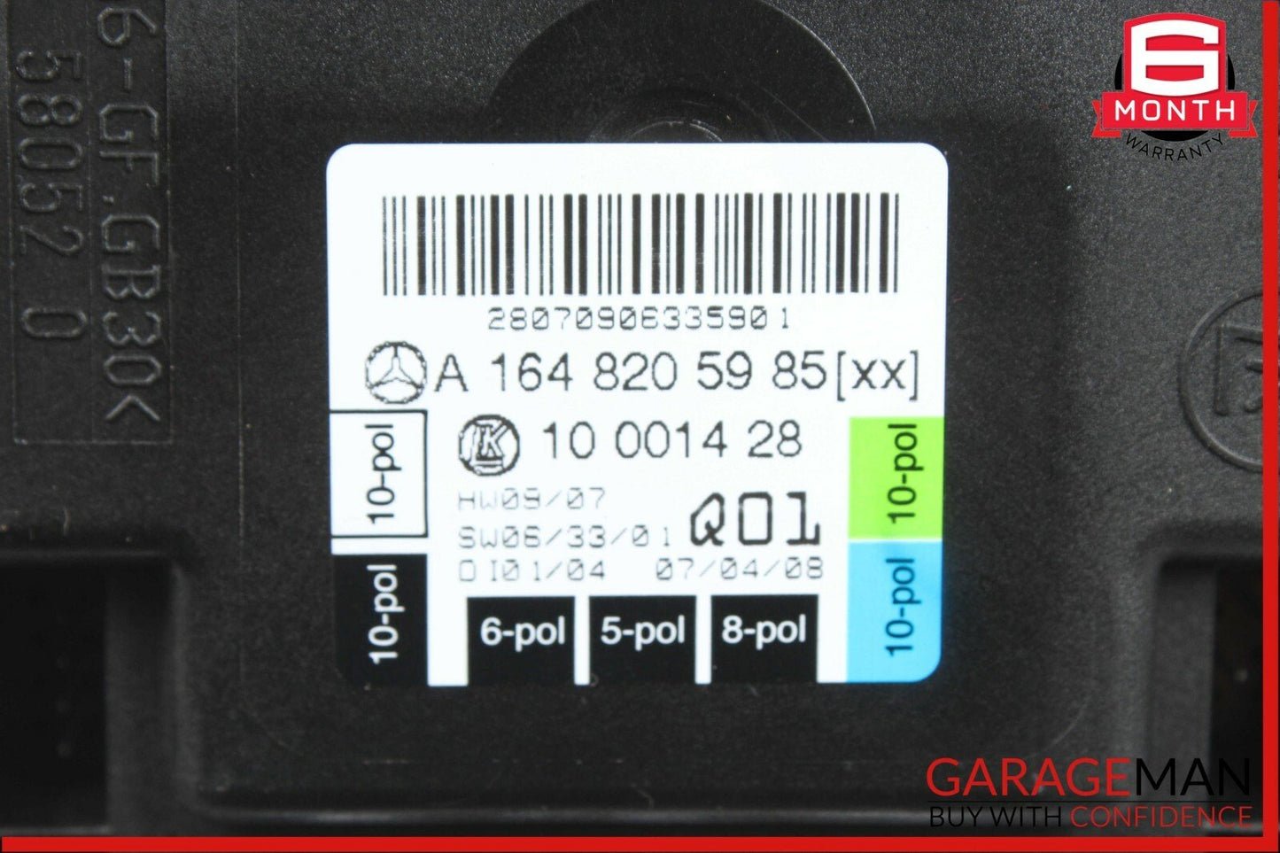 06-12 Mercedes GL450 R500 ML450 Front Right Side Door Controller Module Unit