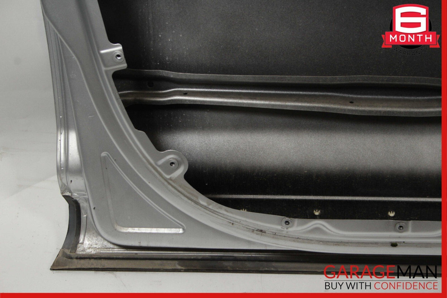 03-10 Porsche Cayenne 955 Front Left Exterior Door Shell Frame Crystal Silver