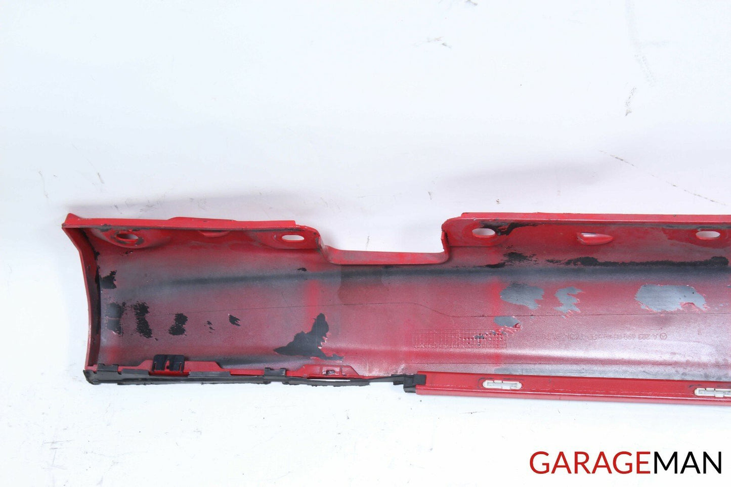 02-05 Mercedes W203 C230 Coupe Left Driver Side Rocker Skirt Moulding Panel Red