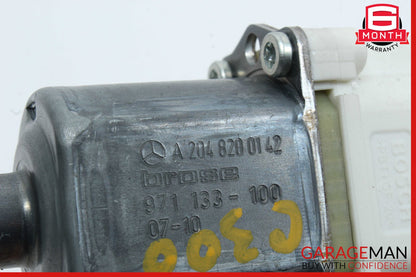 08-16 Mercedes W204 C300 C250 C350 Front Left Door Window Regulator Motor OEM