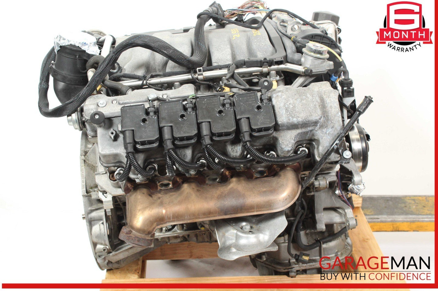 01-02 Mercedes W220 S55 CL55 AMG 5.5L Complete Engine Motor Block Assembly 185k
