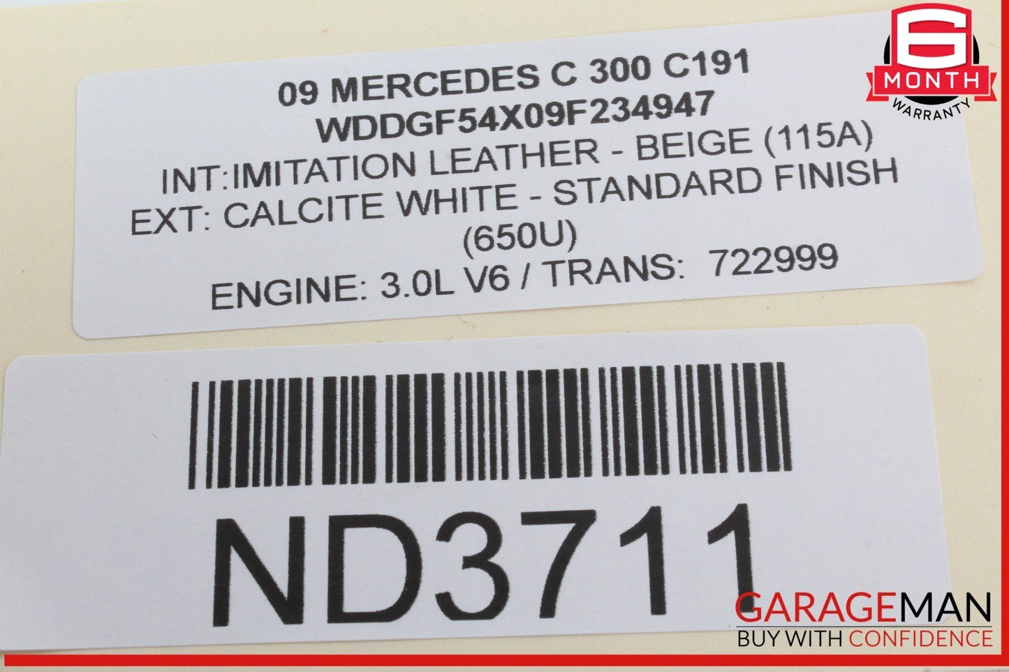 08-14 Mercedes W204 C300 C250 C63 AMG Gear Shift Shifter Selector Box OEM