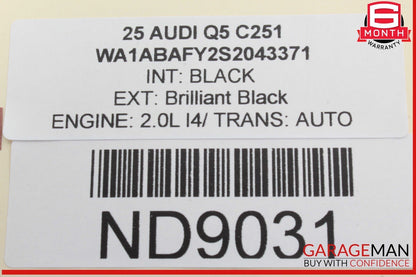 18-25 Audi Q5 Rear Right Passenger Side Door Control Module Unit 4M2959795K OEM