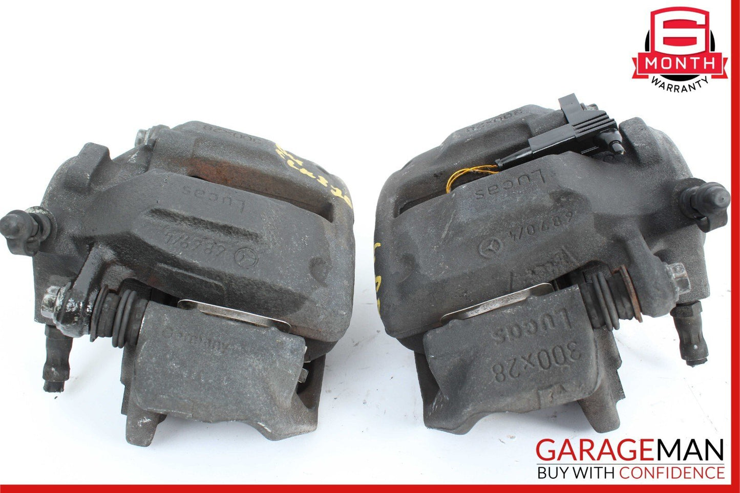 03-06 Mercedes W209 CLK350 Lucas Front Brake Caliper Calipers Set of 2 OEM