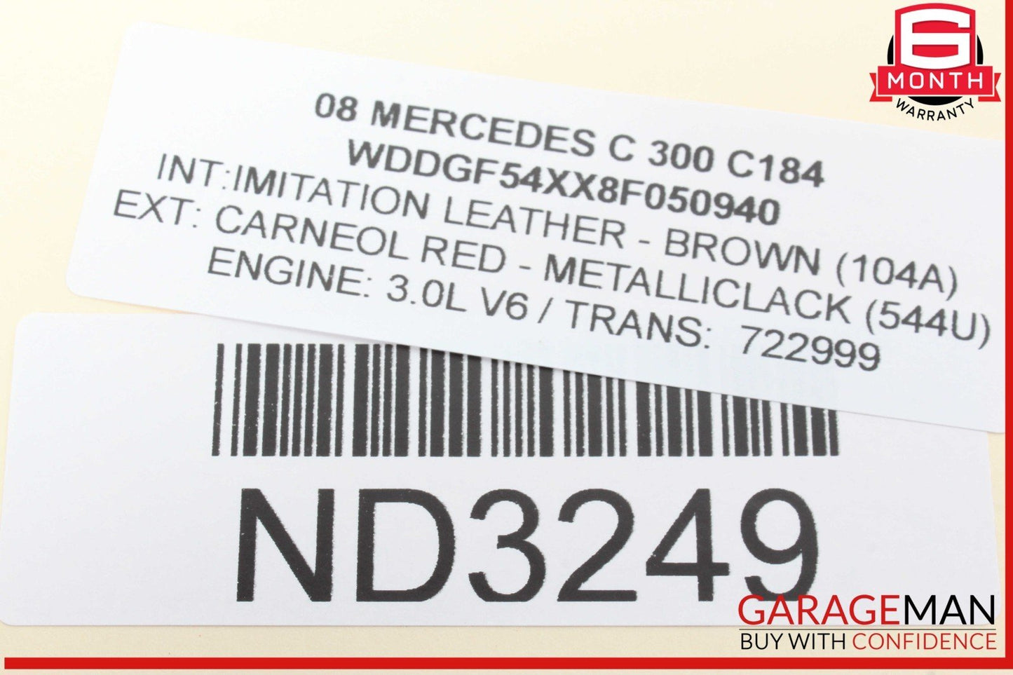 08-18 Mercedes W204 C300 GLK350 C250 Rear Right Side Door Controller Module OEM