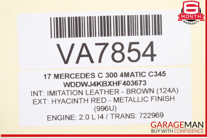 15-20 Mercedes W205 C300 4MATIC Front Left Side Door Lock Latch Actuator OEM