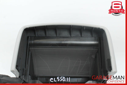 07-14 Mercedes W216 CL550 CL63 AMG Rear Center Console Storage Compartment Grey