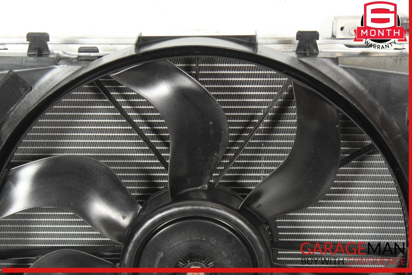 12-15 Mercedes R172 SLK250 Radiator Cooling Fan Motor AC Condenser Assy OEM