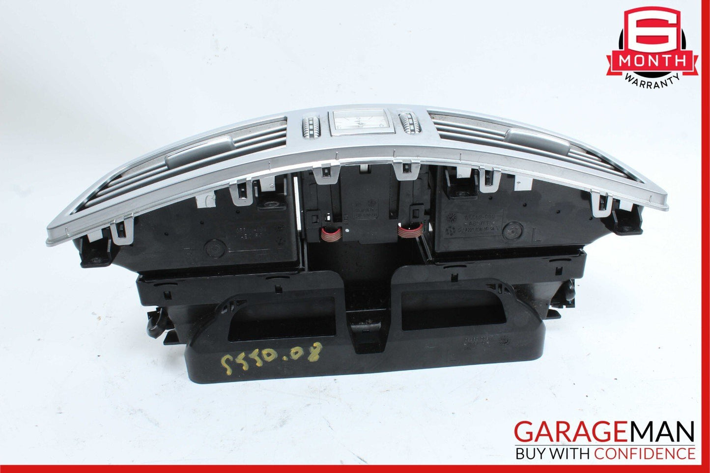 07-13 Mercedes W221 S400 S550 Center Dash Air AC A/C Vent Clock Assembly OEM