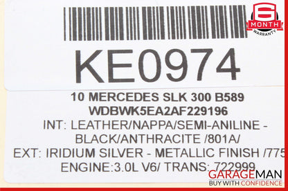 05-18 Mercedes R171 SLK300 E350 CLS550 Seat Control Vacuum Pump Module Unit OEM