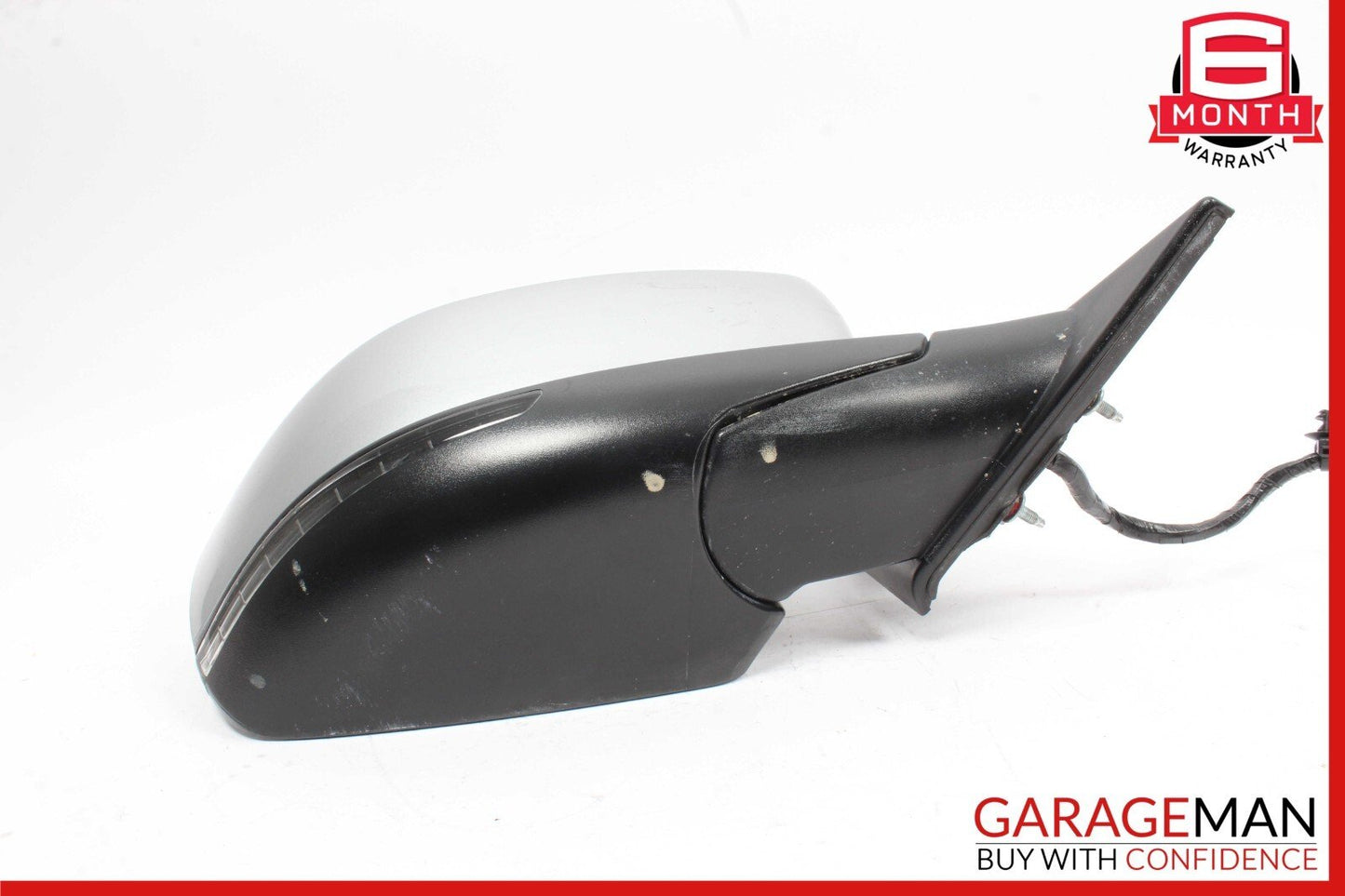 14-17 Maserati Ghibli Front Right Side Mirror Door Rear View Silver/Black OEM