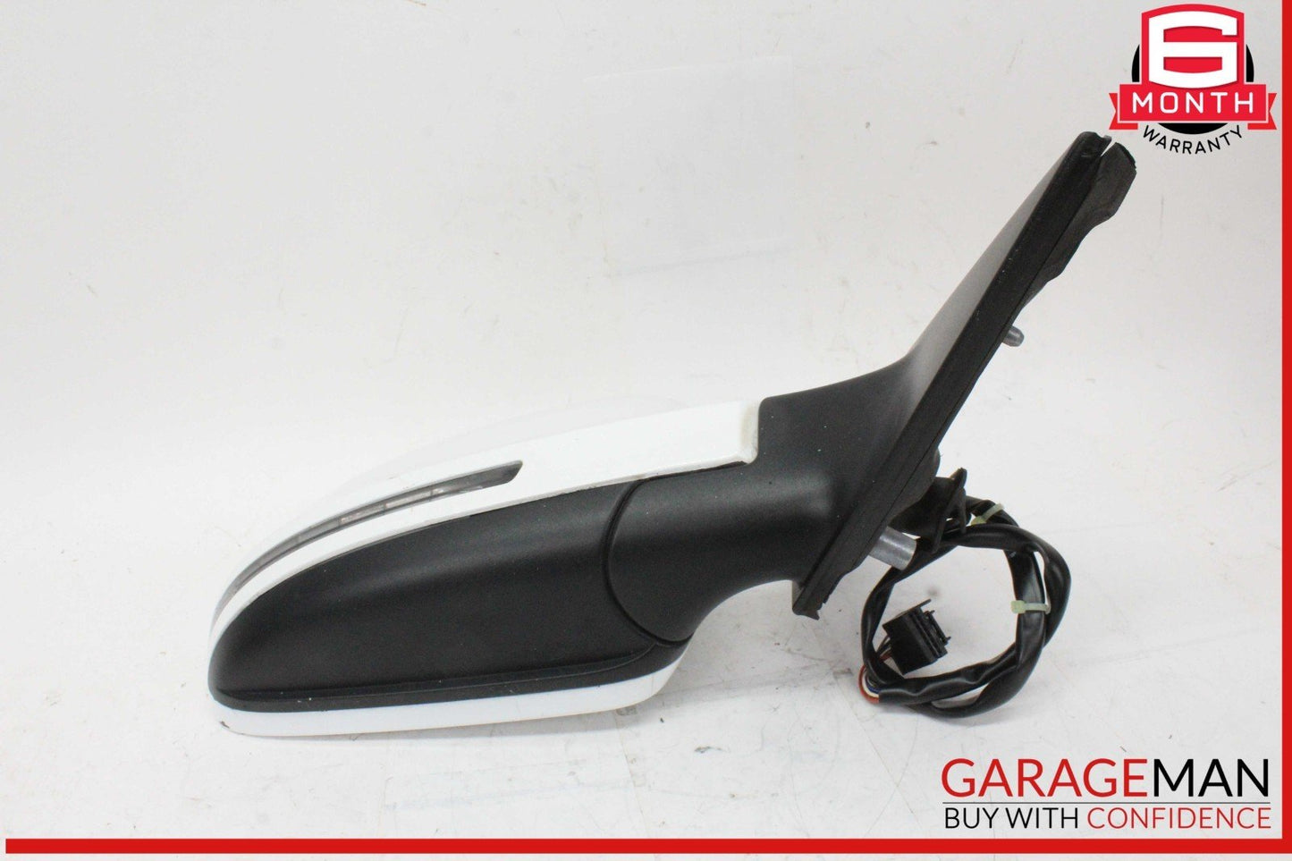 09-16 Audi A4 Front Right Passenger Side Door Rear View Mirror White OEM