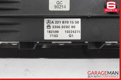 07-14 Mercedes W221 S550 CL550 Dashboard Dash Control Switch Panel