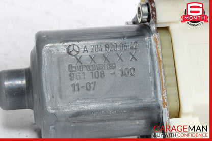 08-16 Mercedes X204 GLK350 Rear Right Door Window Regulator Motor OEM