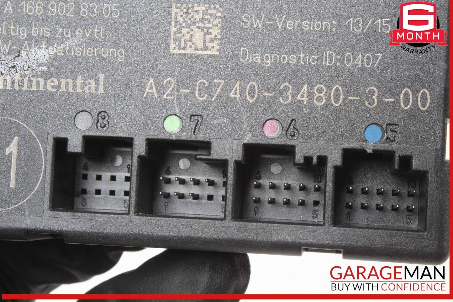 12-20 Mercedes W166 ML350 4MATIC CLA45 AMG Front Right Side Door Control Module