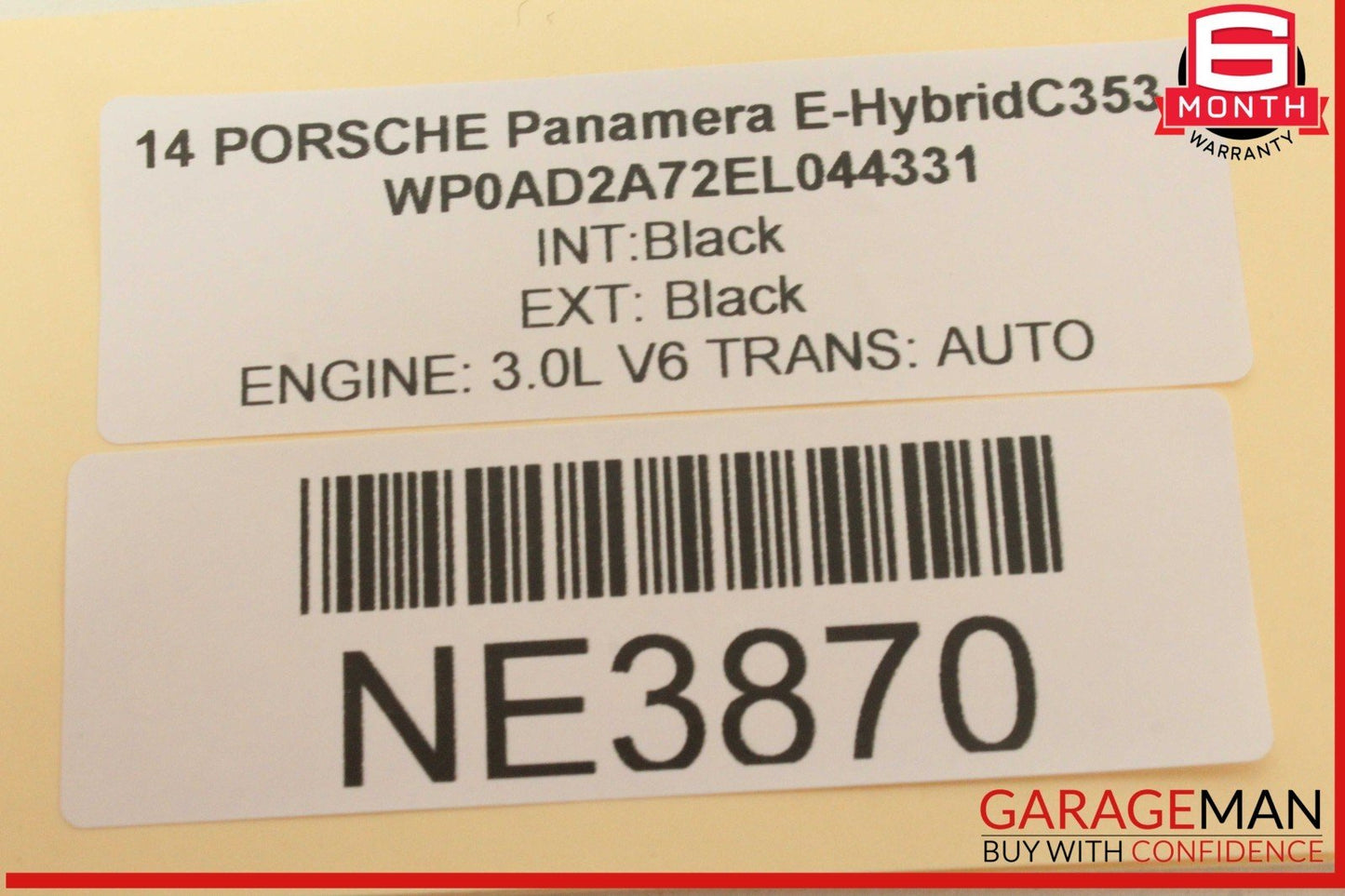 10-16 Porsche Panamera 970 E-Hybrid Front Left Center Dashboard AC Air Vent OEM