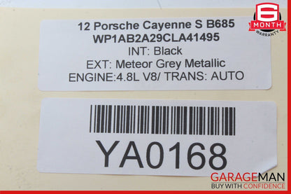 10-18 Porsche Cayenne S Front Right Side Door Window Regulator Motor Unit OEM