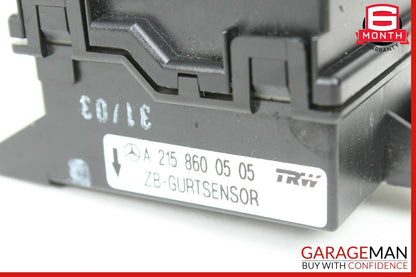 Mercedes R230 SL500 CL550 CL500 Seat Belt Seatbelt Tension Sensor OEM