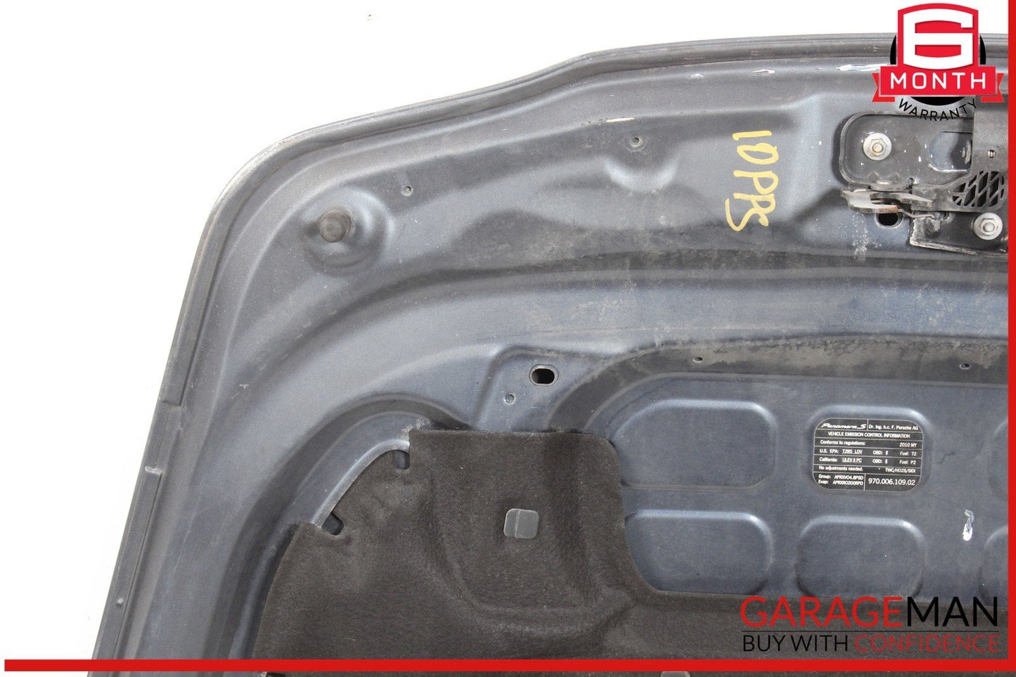 10-16 Porsche Panamera 970 Front Hood Bonnet Cover Panel Blue OEM