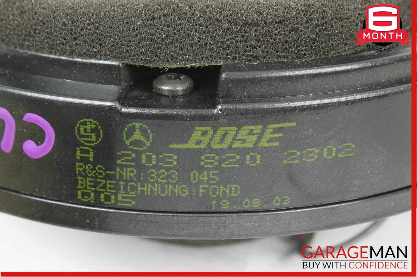 03-09 Mercedes W209 CLK350 CLK500 Front Left & Right Side Door Speaker Set OEM