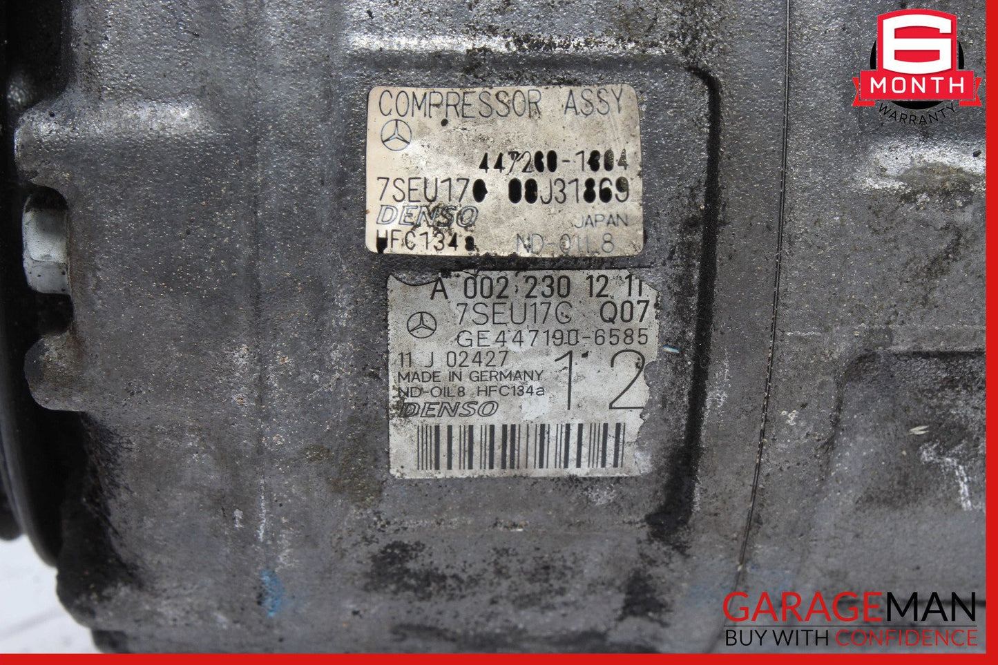 07-11 Mercedes W221 S550 CL550 A/C AC Air Conditioning Compressor Pump Assy