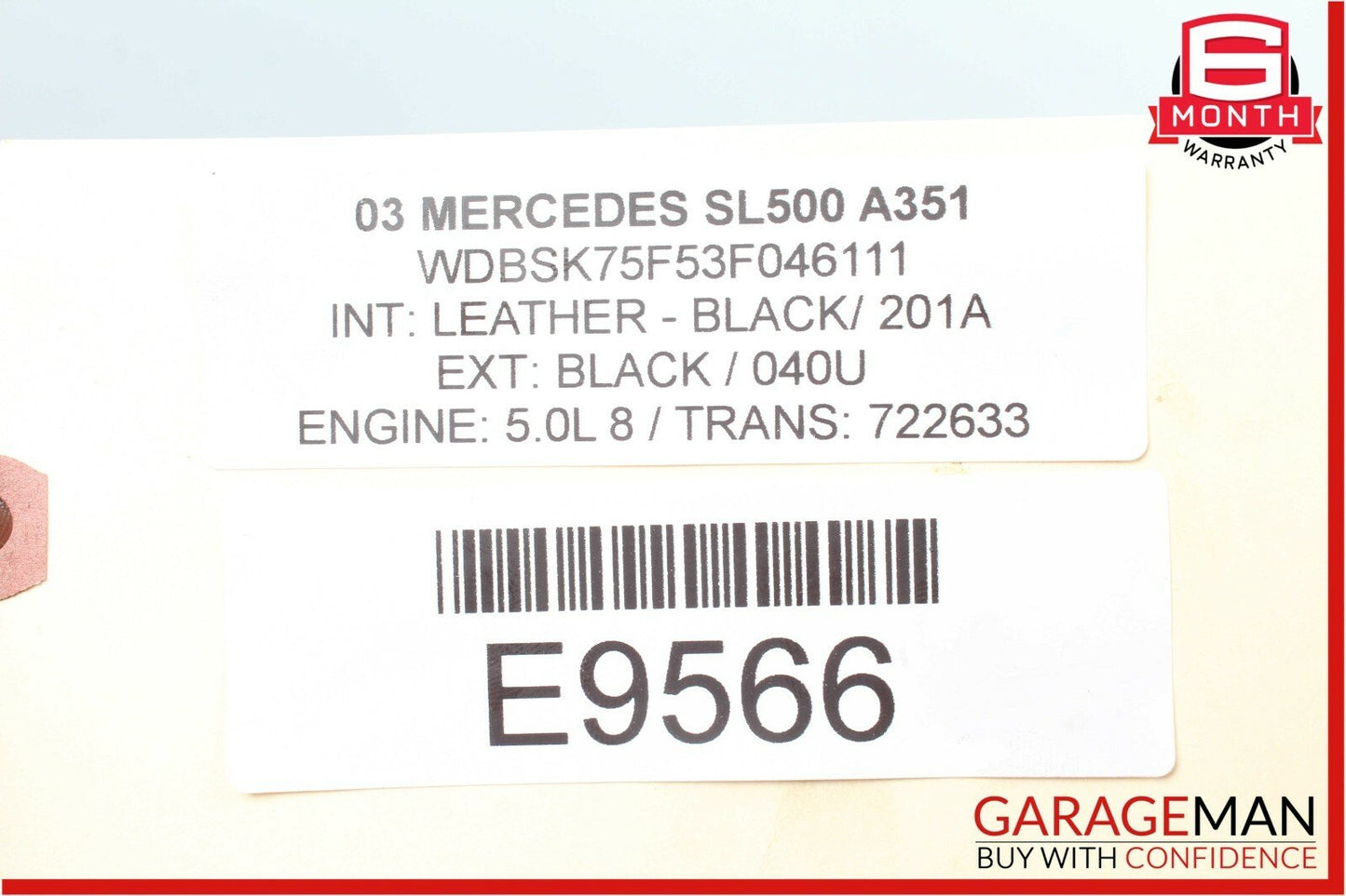 03-06 Mercedes R230 SL500 SL600 Radio Antenna Amplifier Module OEM 2308201889