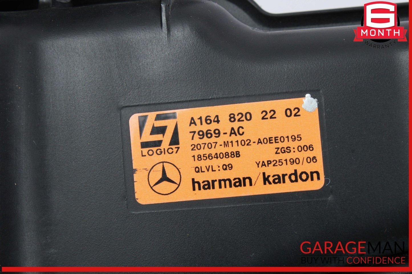 06-11 Mercedes W164 ML350 ML550 Rear Harman Kardon Sub Woofer Subwoofer Speaker