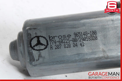 10-17 Mercedes W207 E550 Coupe Door Window Regulator Motor Right Passenger Side
