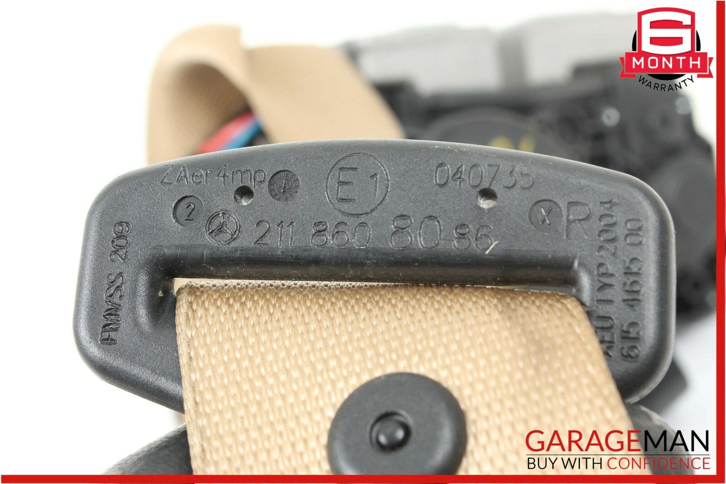 07-09 Mercedes W211 E350 Front Right Seat Belt Seatbelt Retractor OEM