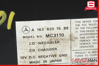 98-05 Mercedes W163 ML320 ML55 AMG CD Changer 6 Disk Player w/ Magazine MC3110